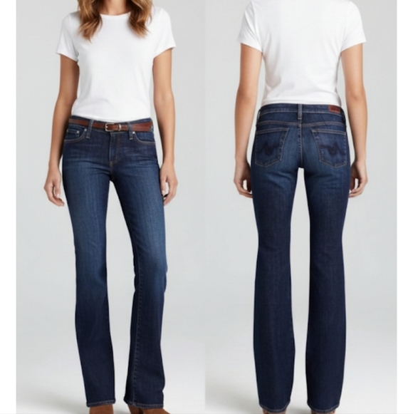 Ag Adriano Goldschmied Denim - AG Jessie  curvy bootcut blue jean size 29